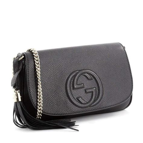 gucci soho flap bag|gucci soho shoulder bag large.